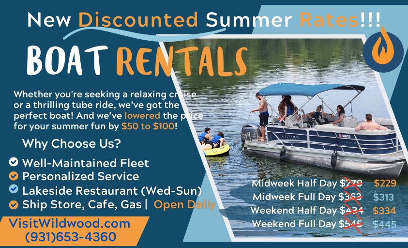 Discounted Boat Rentals at Wildwood